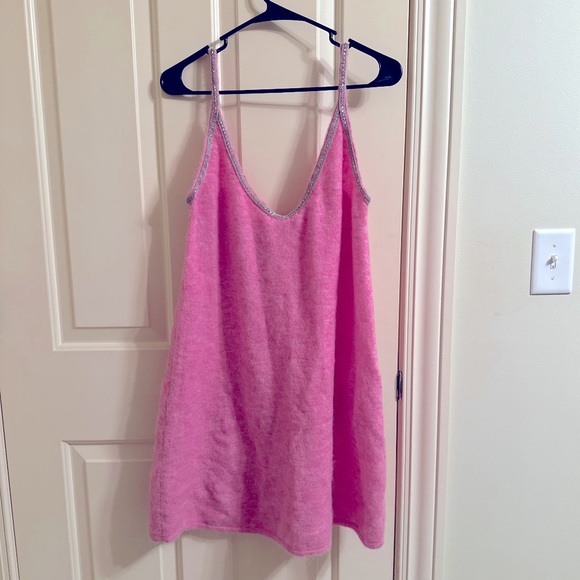 Zara sparkly pink sweater dress - Picture 1 of 2